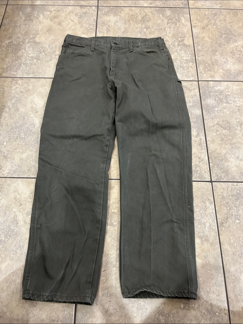 Dickies Dark Green Work Pants 36x30